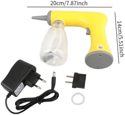 Perming Foaming Machine Perm Bubble Styling Tool Fine Foam Effect Compact PP Material Suitable for, Yellow 150ml - Image 4