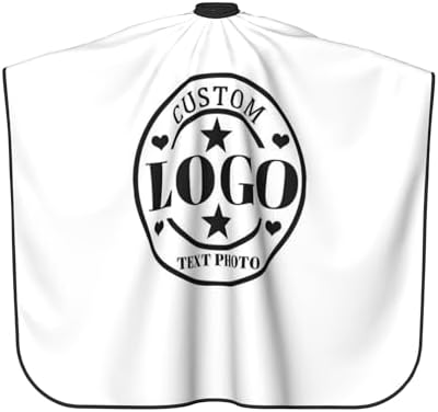 Custom Barber Cape Customized Haircut Capes Logo Text Photo Salon Hairdressing Apron for Home and Barbershop - Image 2