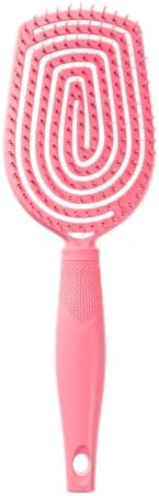 Conair Scalp Care Detangling hairbrush - Curly Hair Brush - Scalp Massager - hairbrushes for women & men - detangler for all lengths and types - can use wet or dry - Pink Pulse by conair