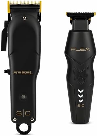 StyleCraft Flex Trimmer and Rebel Clipper Super Set with Travel Case - Image 3