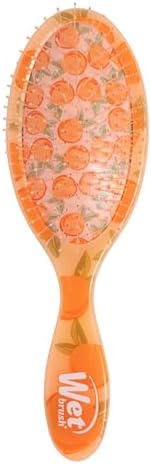 Wet Brush Original Detangler, Peach (Tutti Fruitti), Ultra-Soft IntelliFlex Bristles Glide Through Tangles, Detangling Hair Brush, All Hair Types (Wet & Dry), Women & Men, Limited Edition by WetBrush