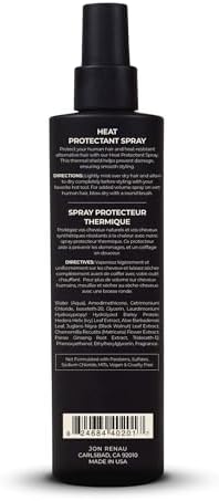 Jon Renau Heat Protectant Spray, Heat Activated Wig Spray for Human and Synthetic Hair, Non Stick Thermal Styling Support for Heat-Friendly Wigs and Extensions, 8.5 Ounces - Image 6