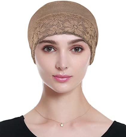 Lace Beanie Sleep Caps Head Coverings for Women Hair Loss - Image 4