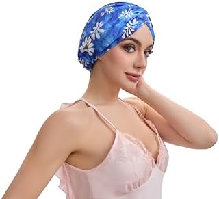 Daisy Adjustable Silk Bonnet Satin Curly Hair Wrap for Sleeping Women - Image 5