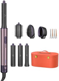 7-in-1 Cweixi Hair Dryer Brush, Hot Air Styler with Auto-Wrap Curlers by HairDryerBrushProfessional