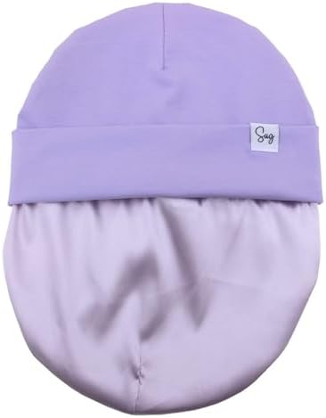 Jersey Beanie Hat for Newborn Baby Boys Girls Silky Satin Lined Hats Bonnet Toddler Infant Little Kids Beanies Caps - Image 7