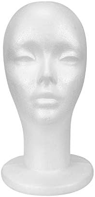 Studio Limited 11.4-Inch Styrofoam Mannequin Head - White by STUDIOLIMITED