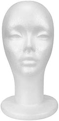 Studio Limited 11.4-Inch Styrofoam Mannequin Head - White by STUDIOLIMITED