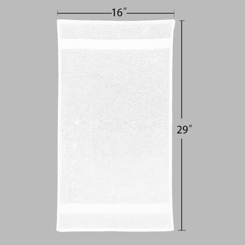Fromm ColorSafe 100% Cotton Bleach Proof Salon Hair Towels, White, 6-Pack - Image 6