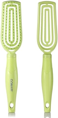 Conair Scalp Care Detangling hairbrush - Curly Hair Brush - Scalp Massager - hairbrushes for women & men - detangler for all lengths - can use wet or dry - Slim by conair