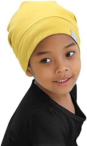 Kids Beanie Sleep Hats Bonnet for Child Natural Curly Frizzy Hair - Image 5