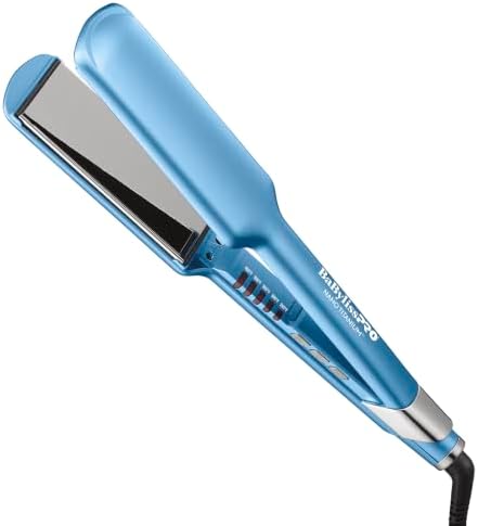 BabylissPRO Nano Titanium Ultra-Sleek Hair Straightener, Flat Iron for All Hair Types by Unknown