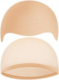Bald Cap with Nylon Wig Cap, Standard Size for Halloween Cosplay by LLMSIX