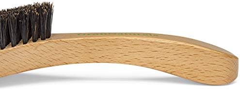 GranNaturals Medium Wave Brush & Smoothing Hair Brush - Curved Boar Bristle Hairbrush for 360 Waves & Slick Back Brush - Image 7