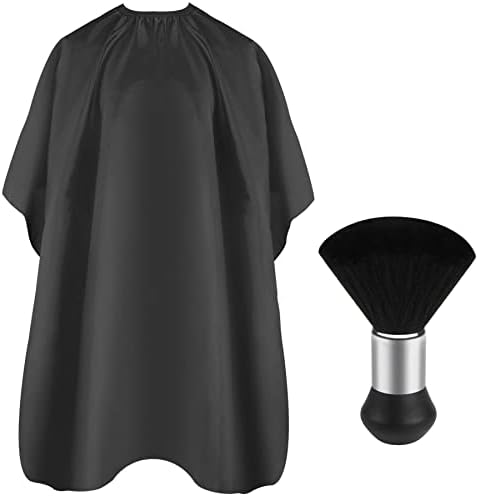 FEBSNOW Barber Cape Professional Hair Cutting Cape with Neck Duster Brush by HOMECRAFTBEAUTYBABY