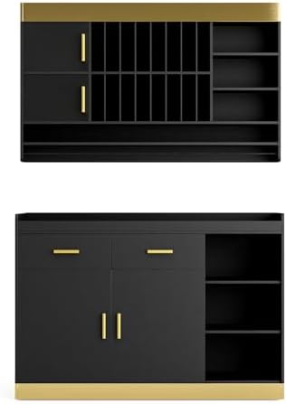 Salon Station Barber Color Bar Set with Cabinet & Wall Color Rack by HolaiNail