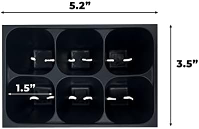 Seed Starter Tray, 720 Cells (120 Trays - 6 Cells Per Tray) + Plant Stakes - Image 4