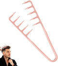 Texture Comb,Volumizing Fluffy Texture Styling Comb,Men’s Voluminous Wide-Toothed Hair Comb,Wide-Tooth Texturizing Styling Tool for Volume & Fringe Parting,Textured Grip Tool for Men (Pink) by Demarzily