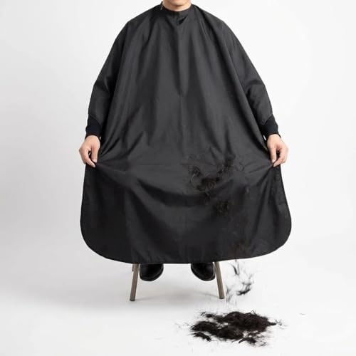Karlling Haircutting Cape, 59 x 45 Inch Adjustable Barber Salon Cape - Image 3