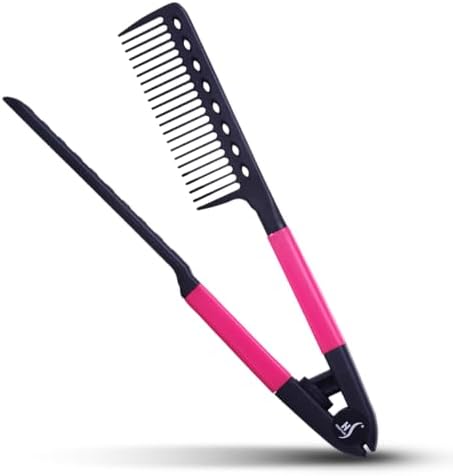 HerStyler Hair Straightening Comb for Flat Iron - Easy Styling & Parting by Herstyler