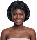 AWAYTR Satin Bonnet for Sleeping, Adjustable Bow Sleep Cap for Women by AWAYTR