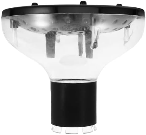 Hair Dryer Diffuser Attachment Large Hood Black PC for Curly Hair by Kisangel