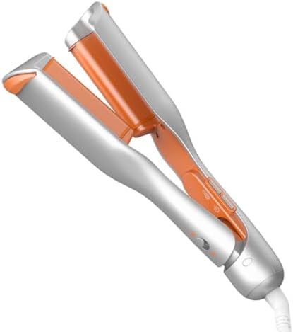 SHEGLAM 0.75" Deep Waver for Short Hair Lightweight, Dual Voltage, Smart Timer Hair Tool Crimper Double Barrel & Adjustable Temps Anti-Scald, Easy to Use by SHEGLAM