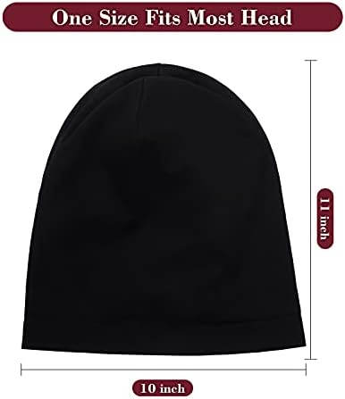 SATINIOR 6 Pcs Satin Lined Sleep Cap Beanie Night - Image 4