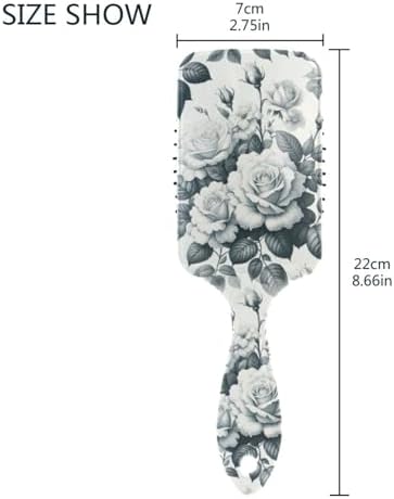 Blooming Flowers Hair Brush, Soft Bristles Detangling Brush - Detangler Hairbrush Glides Through Tangles For All Hair Types (Wet Dry & Damaged Hair) - Image 3