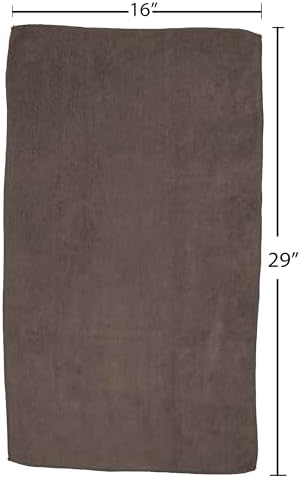 Fromm Softees Microfiber Salon Hair Towels for Hairstylists, Barbers, Spa, Gym in Brown, 16" by 29", 10 count Perfect Hair Care Towel for Drying Curly, Long, Wavy Hair - Image 5