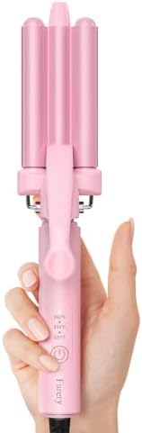 Farery Mini Hair Waver, 1/2 Inch 3 Barrel Curling Iron for Short Hair by FARERY