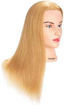 Hairingrid Mannequin Head 20"-22" 100% Human Hair Training Manikin Head - Image 2