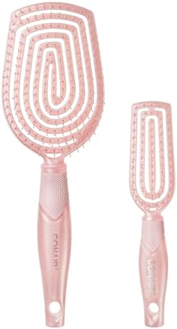Conair Hair Brush Set, Scalp Care Detangling, 2-Pack, Pink by conair