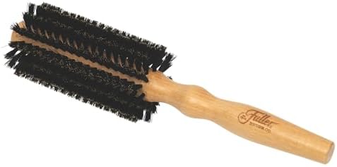 Fuller Brush Natural Beechwood Hairbrush - Ergonomic Contoured Handle - Genuine Boar Bristles - Spiral Tufting Pattern for Curls & Bobs - Style & Wave with Natural Shine (All Round) - Image 7
