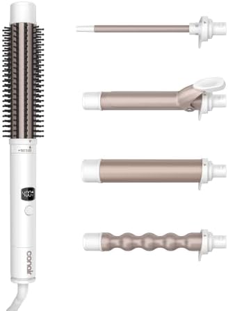 Conair 5-in-1 Multi-Styler, 5 Interchangeable Attachments, Double Ceramic by conair