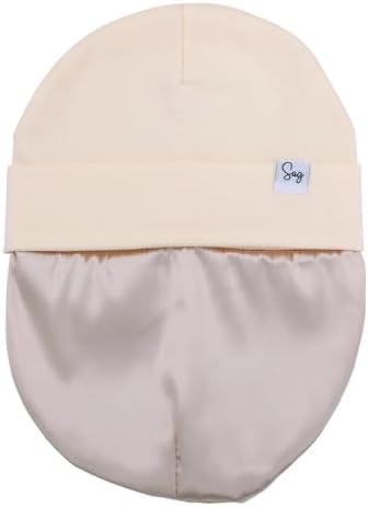 Jersey Beanie Hat for Newborn Baby Boys Girls Silky Satin Lined Hats Bonnet Toddler Infant Little Kids Beanies Caps - Image 7