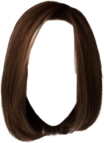 Raquel Welch Longing For London Luxurious Mid-Length Bob Cut Wig, Black Label Human Hair Collection by Hairuwear, Average Cap, RH6/30SS Shaded Chocolate Copper by Unknown