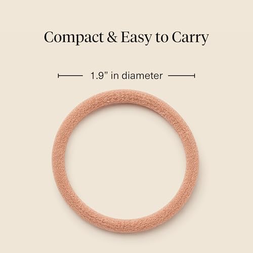 Kitsch Elastic Hair Ties No Damage | Stretchable Hair Bands - Neutral 12pcs - Image 5