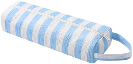 RSRSLEII Striped Hair Tools Travel Bag, Portable&Foldable, Blue&White by RSRSLEII