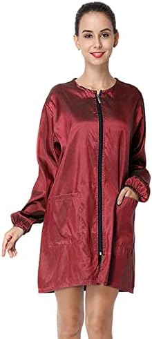 Polyester Professional Salon Smock Hair Stylist Jacket by Exttlliy