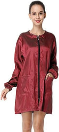 Polyester Professional Salon Smock Hair Stylist Jacket by Exttlliy