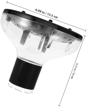 Hair Dryer Diffuser Attachment Large Hood Black PC for Curly Hair - Image 2