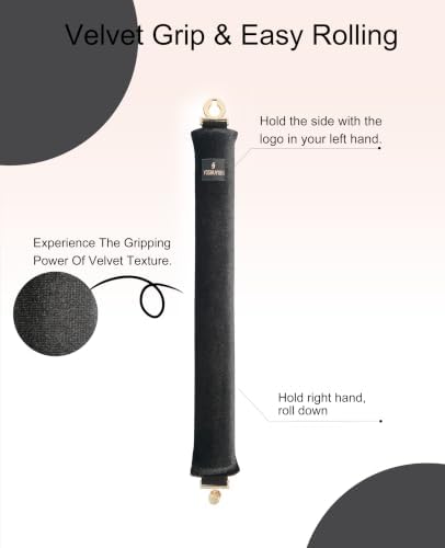 YOSHUYUKI Velvet Heatless Curls Overnight Flexible Curling Rods Heatless Curlers No Heat Damage Foam Hair Rollers for Short Long Hair to Sleep in with Triangular Satin Scarf - Image 5