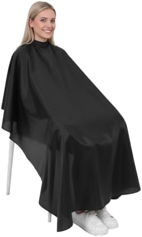 12 Pcs Barber Cape with Adjustable Snap Closure Waterproof, 59 x 47 Inch - Image 4