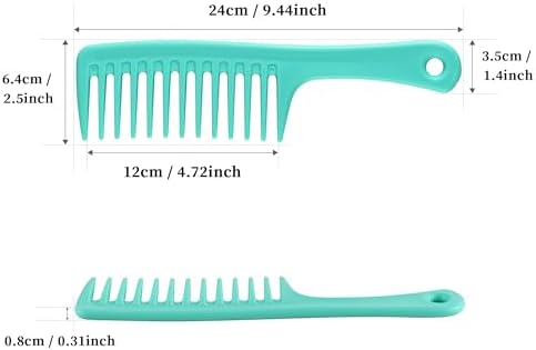 HYOUJIN 2 Pcs Large Wide Tooth Comb Detangling for Curly,Wet,Dry Hair - Image 3