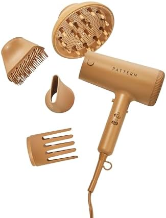 PATTERN by Tracee Ellis Ross Blow Dryer with Four Attachments for Curly, Coily & Tight Texture Hair by PATTERNBeauty