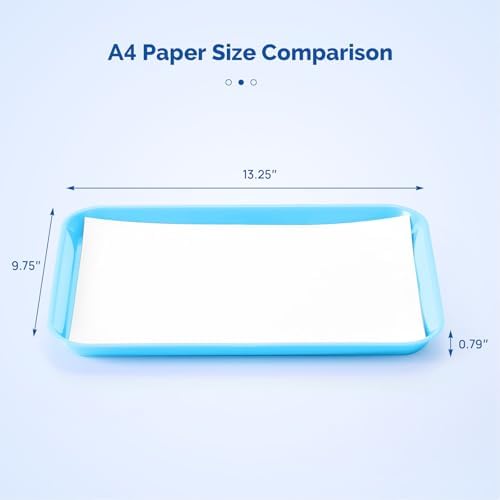 JMU 10 Pcs Blue Dental Procedure Trays Autoclavable Size B 13.25" X 9.75" - Image 3