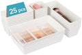 Vtopmart 25 Pack Plastic Drawer Organizers with Non-slip Rubber Pads by Vtopmart