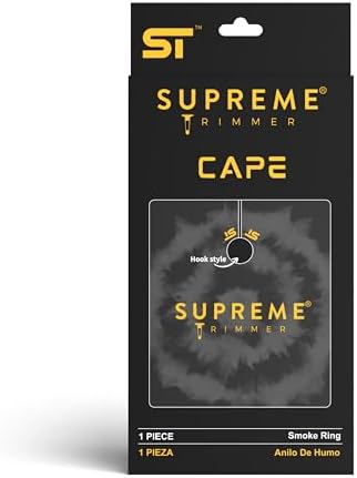 Supreme Trimmer Premium Barber Cape | Professional Hair Stylist Waterproof, Hook Closure Cape; Salon, Barber, or Home Use | Smoke Ring - Image 7