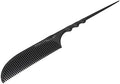 Rat Tail Comb, Professional Grade Heat Teasing Comb Hairdressing Styling Salon Combs for All Hair Types Black (PP-801) by Sonew